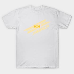 Minimalistic Gold Jamaica Flag Team Shirt T-Shirt